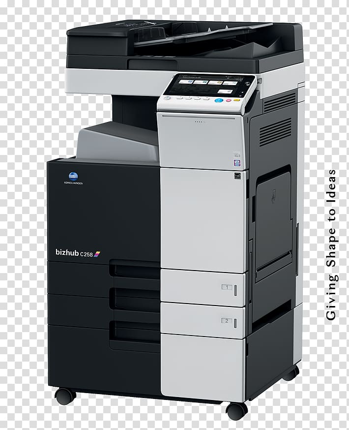 Multi-function printer copier Konica Minolta Ricoh, printer transparent background PNG clipart