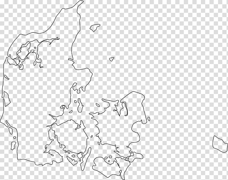 Blank map Flag of Denmark , map transparent background PNG clipart