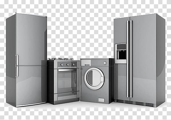 Home appliance Major appliance Refrigerator Clothes dryer Washing Machines, refrigerator transparent background PNG clipart