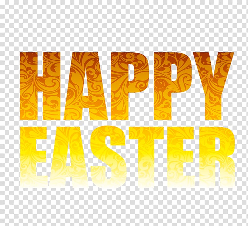 English Art, Golden Easter fine art word transparent background PNG clipart