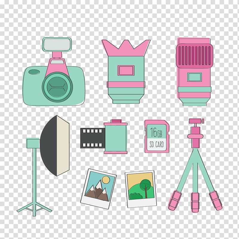 Camera , pink camera transparent background PNG clipart