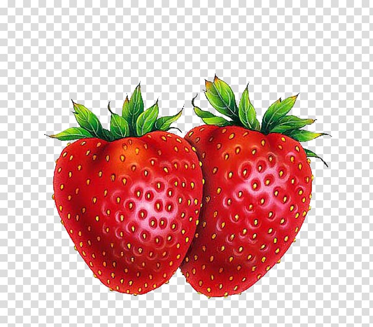 Strawberry Shortcake Drawing Fruit, Strawberry transparent background PNG clipart