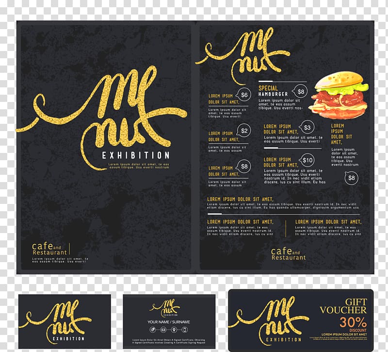 Menu Cafe Restaurant Fast food, Catering Menu transparent background PNG clipart