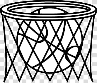 Basketball Backboard Black and white , white basketball transparent background PNG clipart