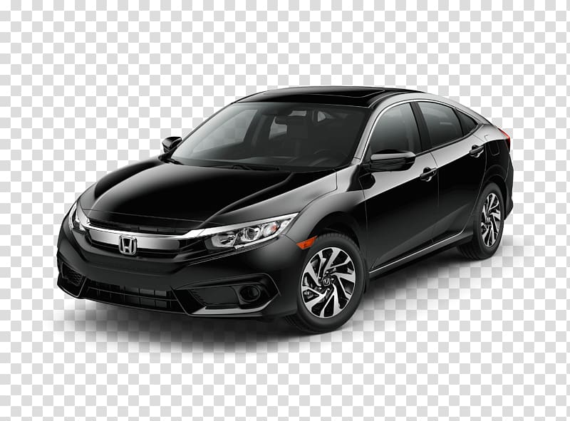 2016 Honda Civic Compact car 2018 Honda Civic LX 2018 Honda Civic EX, black pearl transparent background PNG clipart