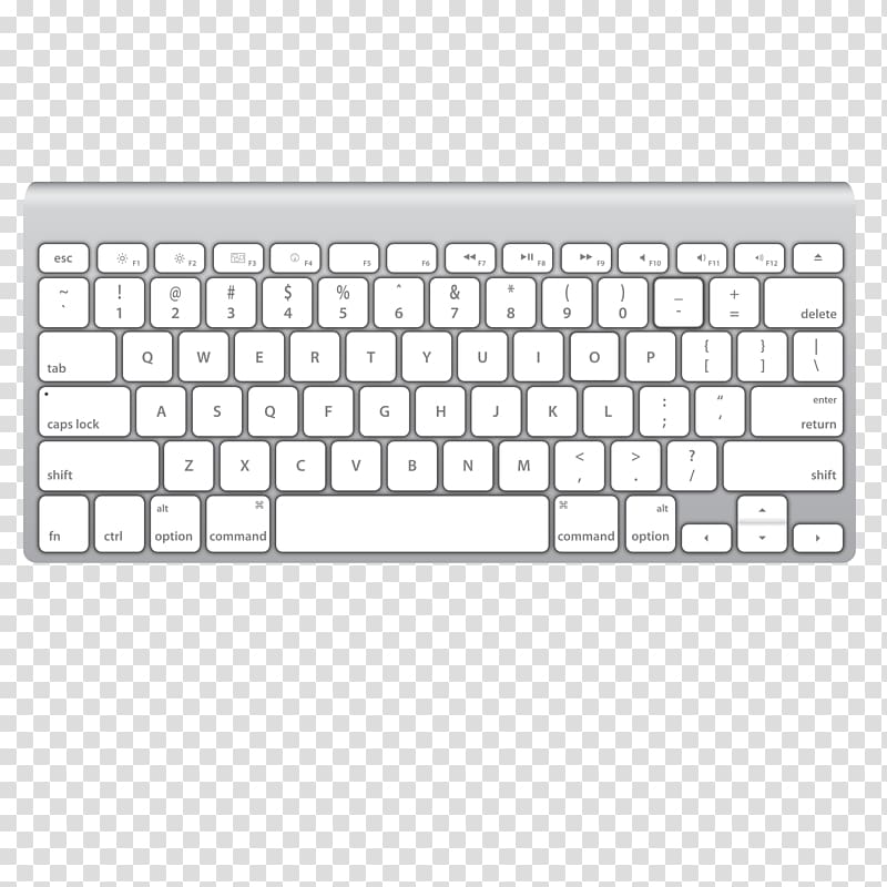 Computer keyboard Magic Mouse Magic Keyboard MacBook, keyboard transparent background PNG clipart