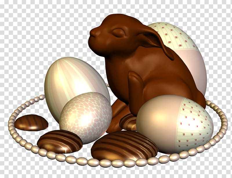 Easter Bunny Easter egg Chocolate Animal, Easter transparent background PNG clipart