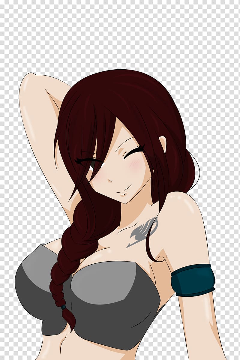 Drawing Fan art Anime Hair, fairy tail transparent background PNG clipart