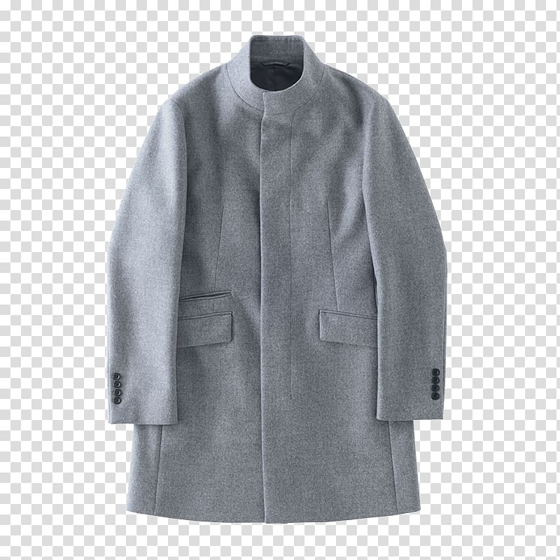Overcoat Grey Wool, recommend transparent background PNG clipart