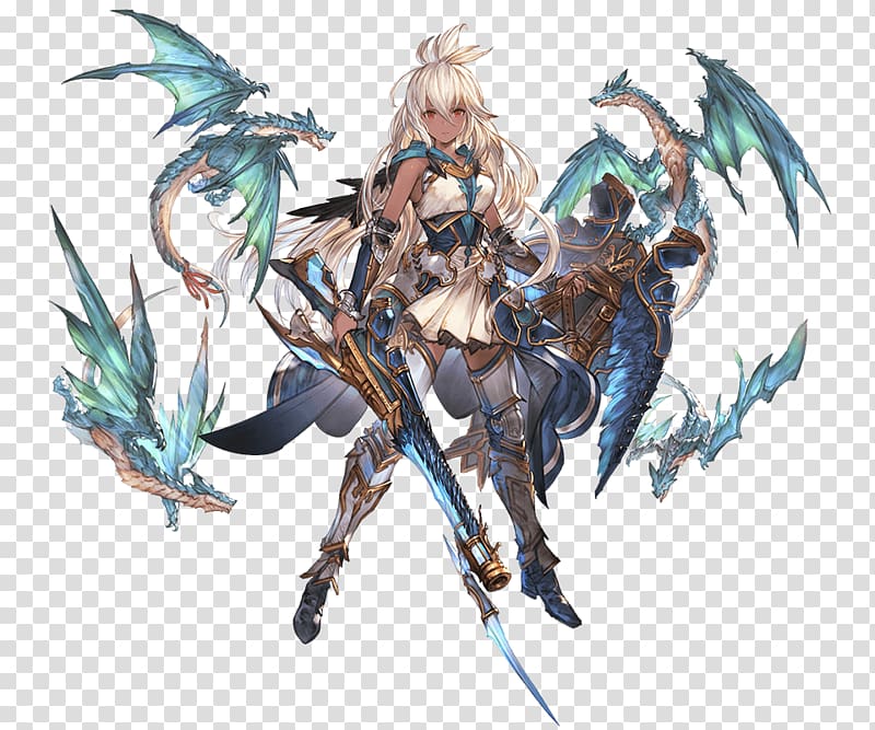 Granblue Fantasy Sandalphon Model sheet Bahamut, information options transparent background PNG clipart