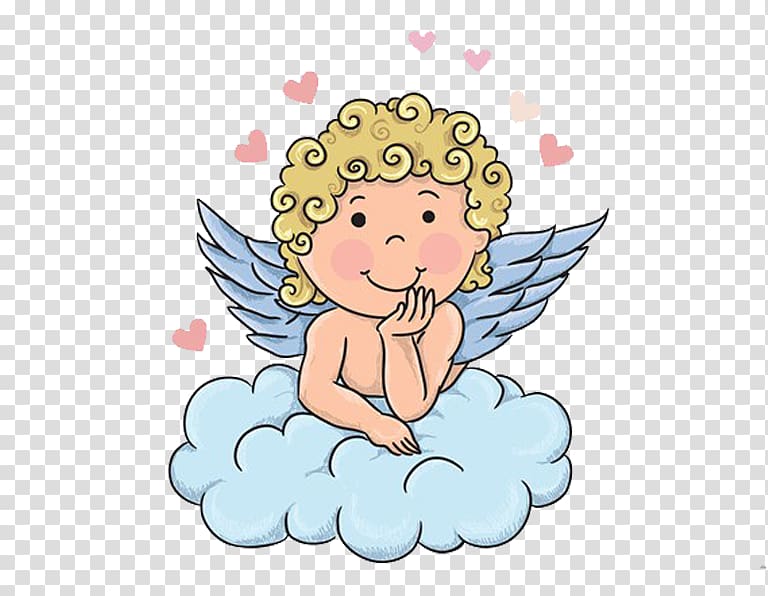 Cupid Cartoon Illustration, Cartoon Cupid transparent background PNG clipart