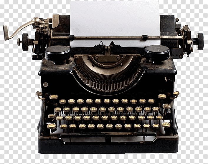 Literature Writing Paper Typewriter, typewriter transparent background PNG clipart
