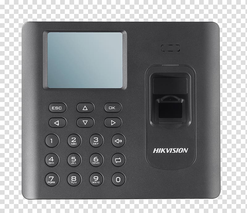 Hikvision Fingerprint Access control Time and attendance Biometrics, others transparent background PNG clipart