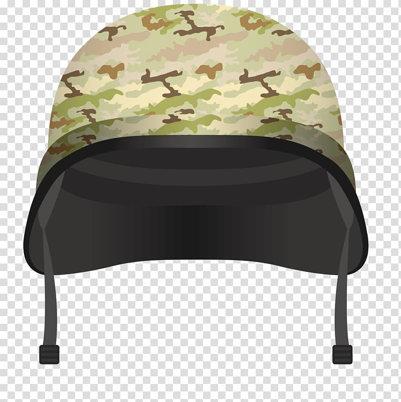 Cap Hat Military camouflage, Army green hat transparent background PNG clipart