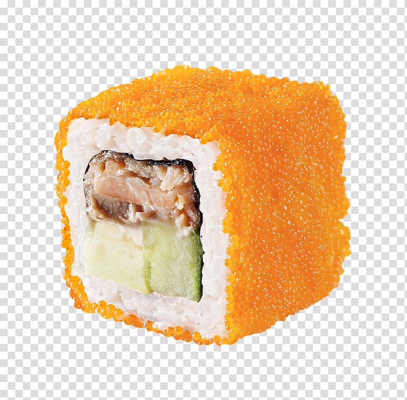 Makizushi Sushi California roll Japanese Cuisine Tempura, sushi transparent background PNG clipart
