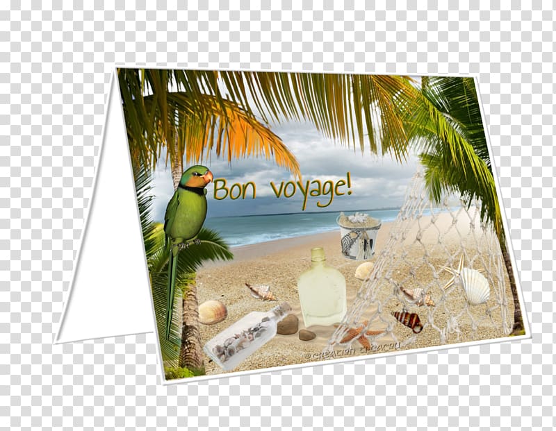 Advertising Frames Fauna E-card, bon voyage transparent background PNG clipart
