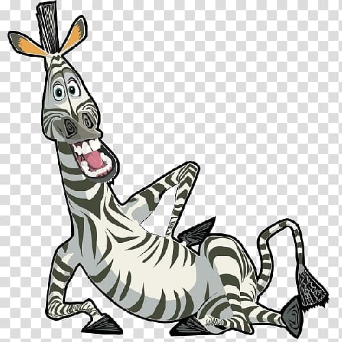 Marty Melman Alex Gloria Madagascar, cartoon zebra transparent background PNG clipart