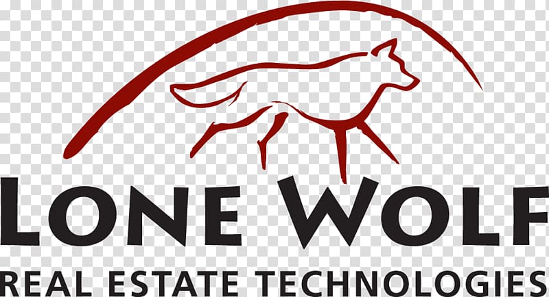Gray wolf Lone Wolf Real Estate Technologies Estate agent, Business transparent background PNG clipart