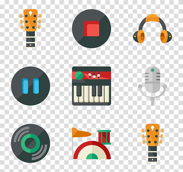 Audio Logo Font, instrumentos musicales transparent background PNG clipart