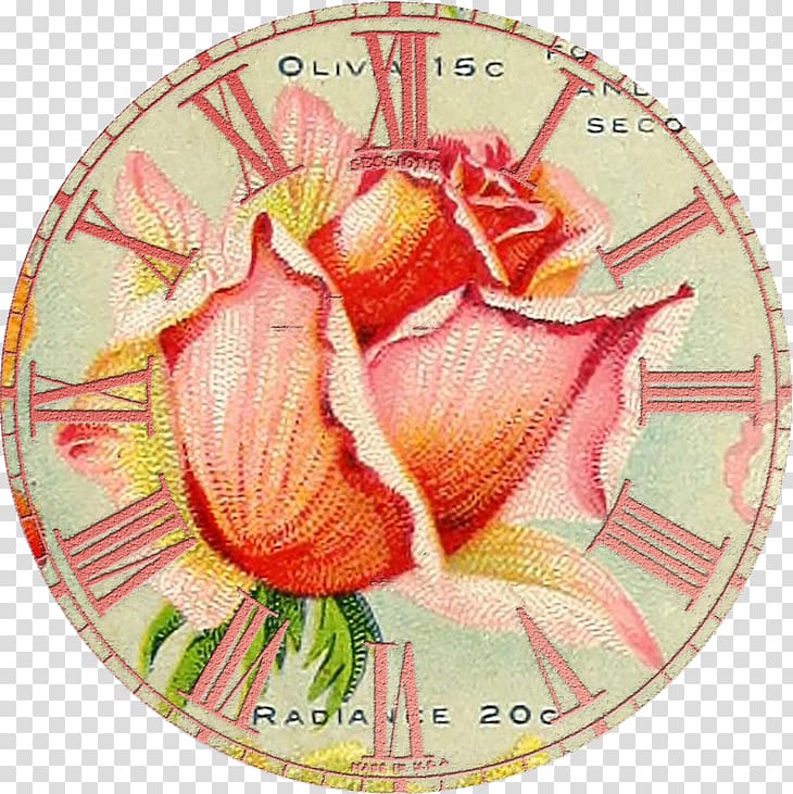 Cut flowers Petal, antique american clock transparent background PNG clipart