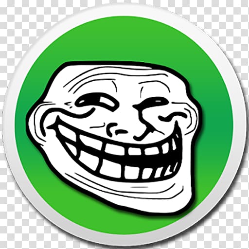 Trollface Internet troll WhatsApp Rage comic, whatsapp transparent background PNG clipart