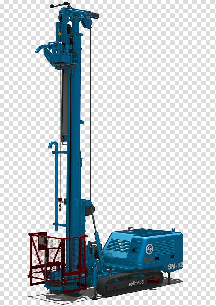 Heavy Machinery Drilling rig Augers Construction, building transparent background PNG clipart
