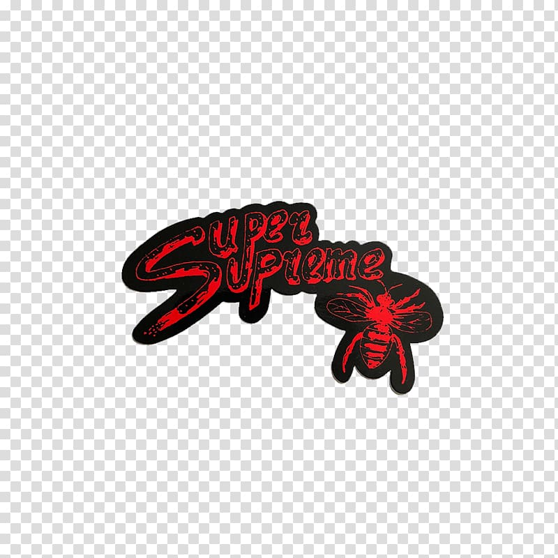 Sticker Supreme Logo Product Brand, sticker supreme transparent background PNG clipart