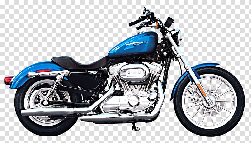 Harley-Davidson Sportster Motorcycle 0 Softail, Harley Davidson Blue Motorcycle Bike transparent background PNG clipart