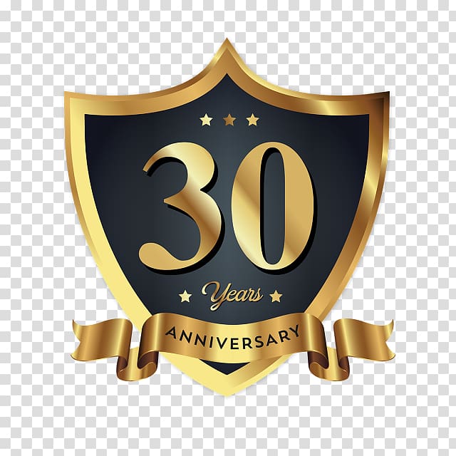 Logo Computer Icons Badge, 30th Anniversary transparent background PNG clipart