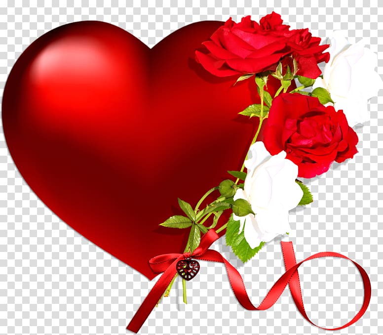Rose Drawing Valentine\'s Day , HEART FLOWER transparent background PNG ...