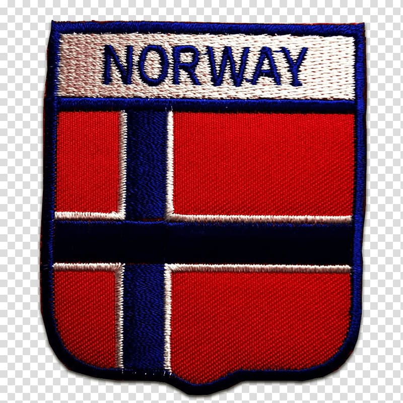 Norway Embroidered patch Embroidery Iron-on Appliqué, Flag transparent background PNG clipart