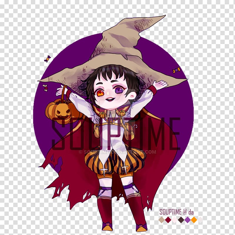 Illustration Clown Purple Legendary creature, moods transparent background PNG clipart