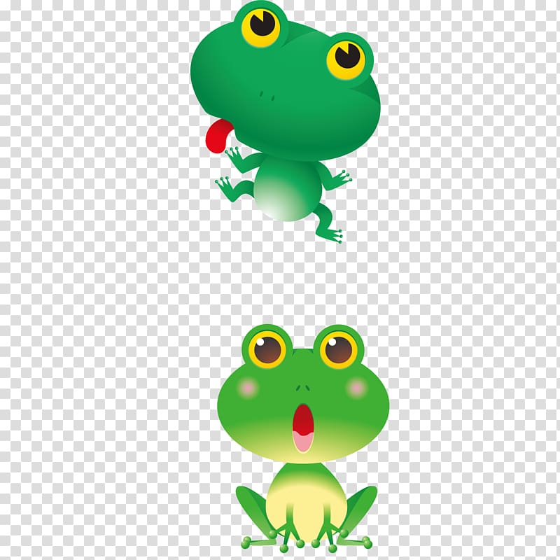 Red-eyed tree frog Cartoon , Cartoon frog transparent background PNG clipart