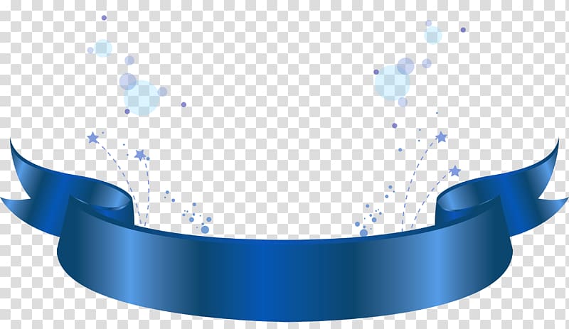 Blue Pattern, Blue Banner Decorative Element , blue ribbon illustration transparent background PNG clipart