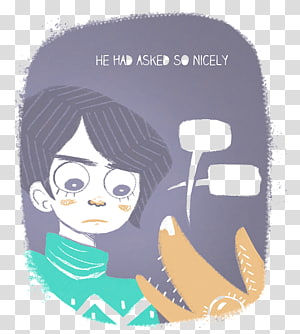 Dialogue Illustration, Boy painted fox dialogue transparent background PNG clipart thumbnail