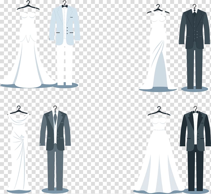 Dress Wedding Suit, Wedding suits transparent background PNG clipart