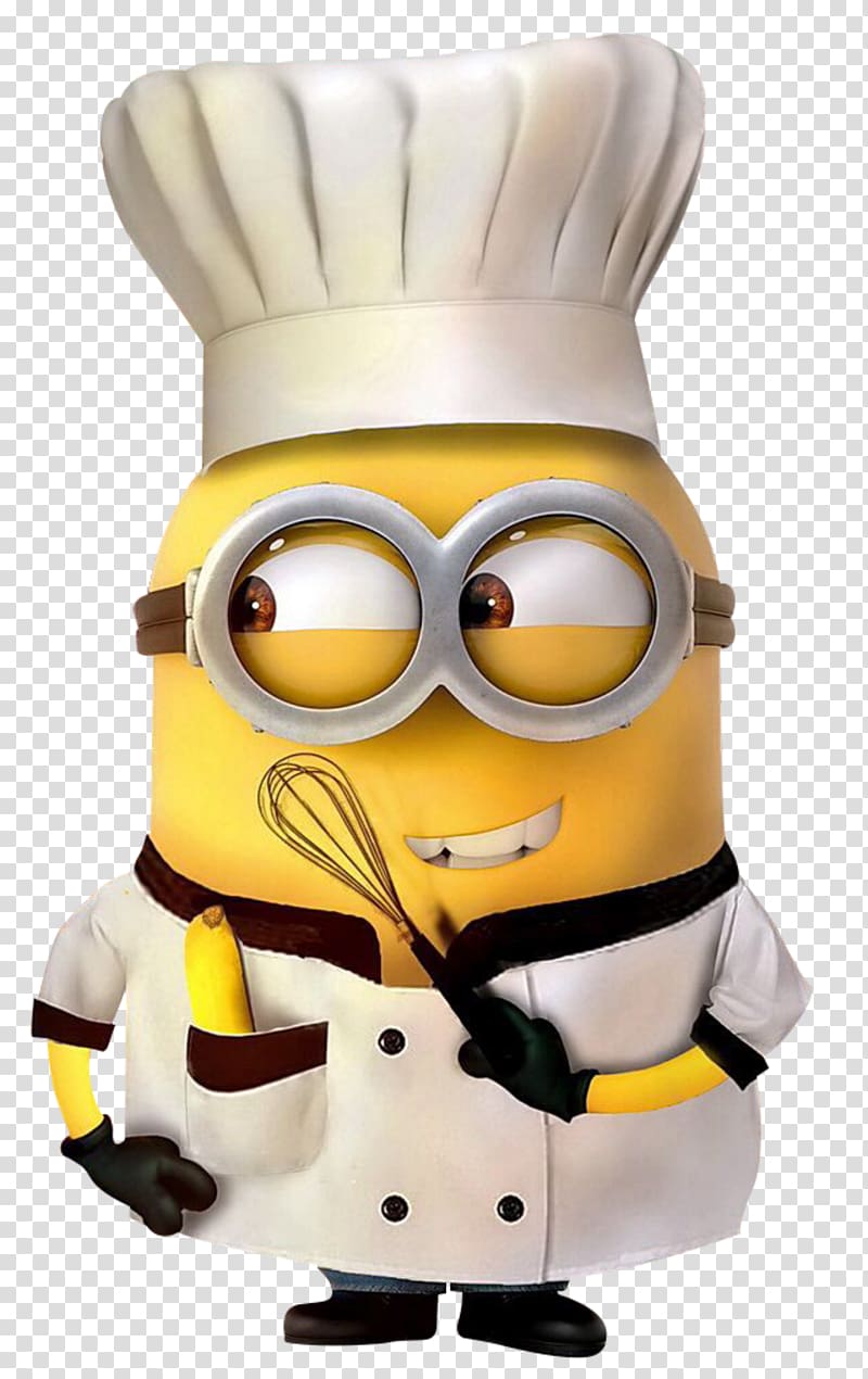 Bob the Minion Minions Paradise Chef , cozinheiro transparent background PNG clipart