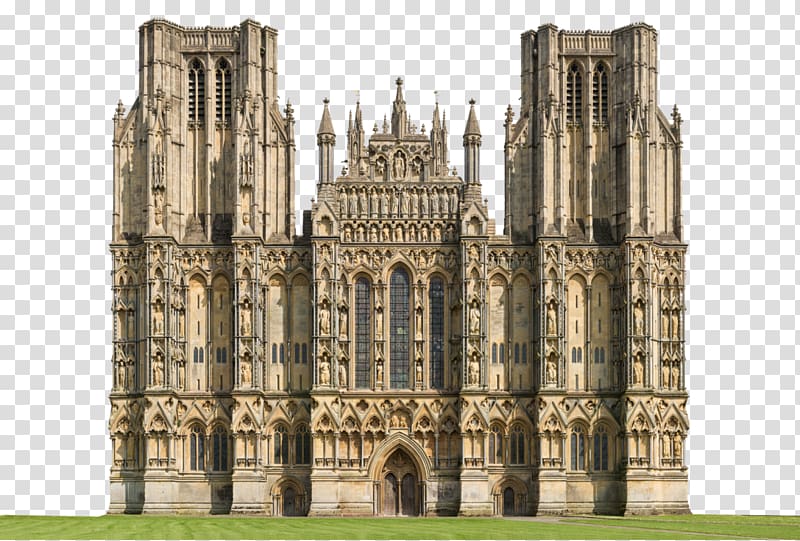 Wells Cathedral Architecture of the medieval cathedrals of England Salisbury Cathedral Washington National Cathedral York Minster, bigbuilding transparent background PNG clipart