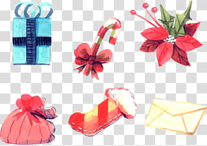 Christmas decoration Watercolor painting Santa Claus, Hand-painted Christmas decoration transparent background PNG clipart thumbnail