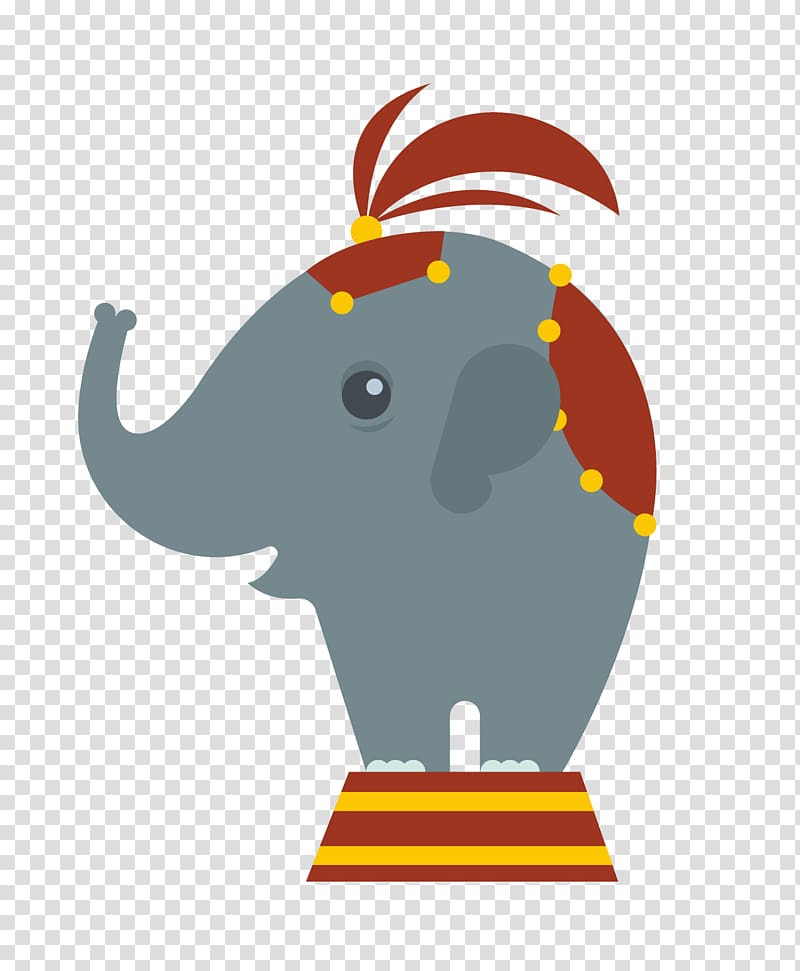 Circus Animation, Elephant show transparent background PNG clipart