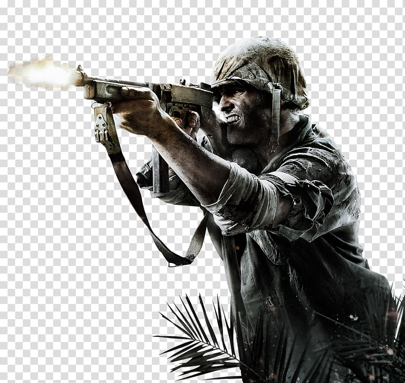 Call of Duty: World at War Call of Duty: Black Ops II Call of Duty: WWII, Soldier transparent background PNG clipart