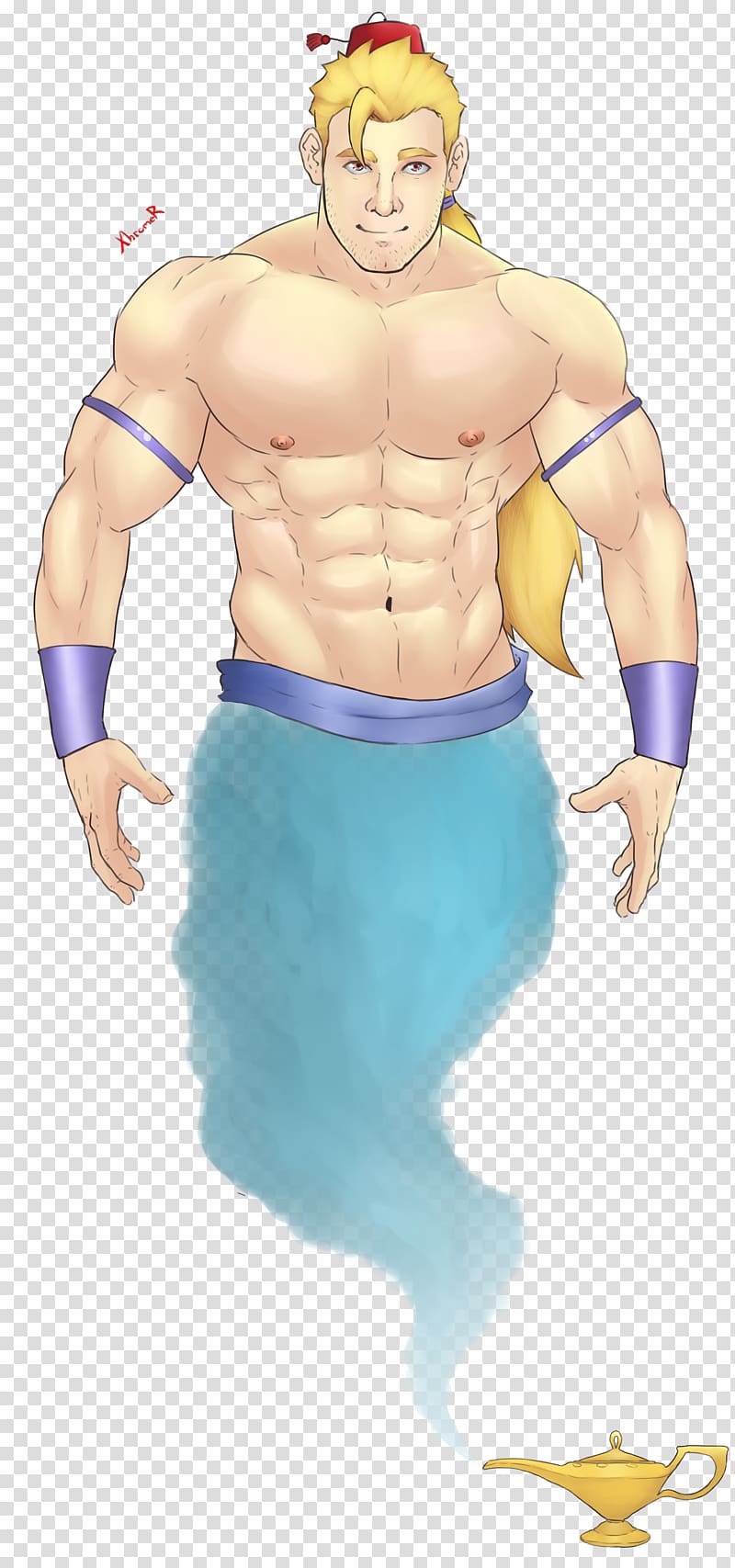 Barechestedness Cartoon Homo sapiens Legendary creature, bodybuilding boy transparent background PNG clipart