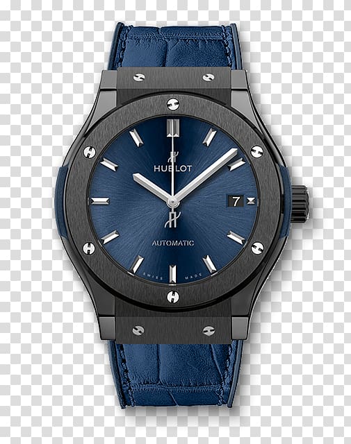 Hublot Classic Fusion Watch Swiss made Strap, watch transparent background PNG clipart
