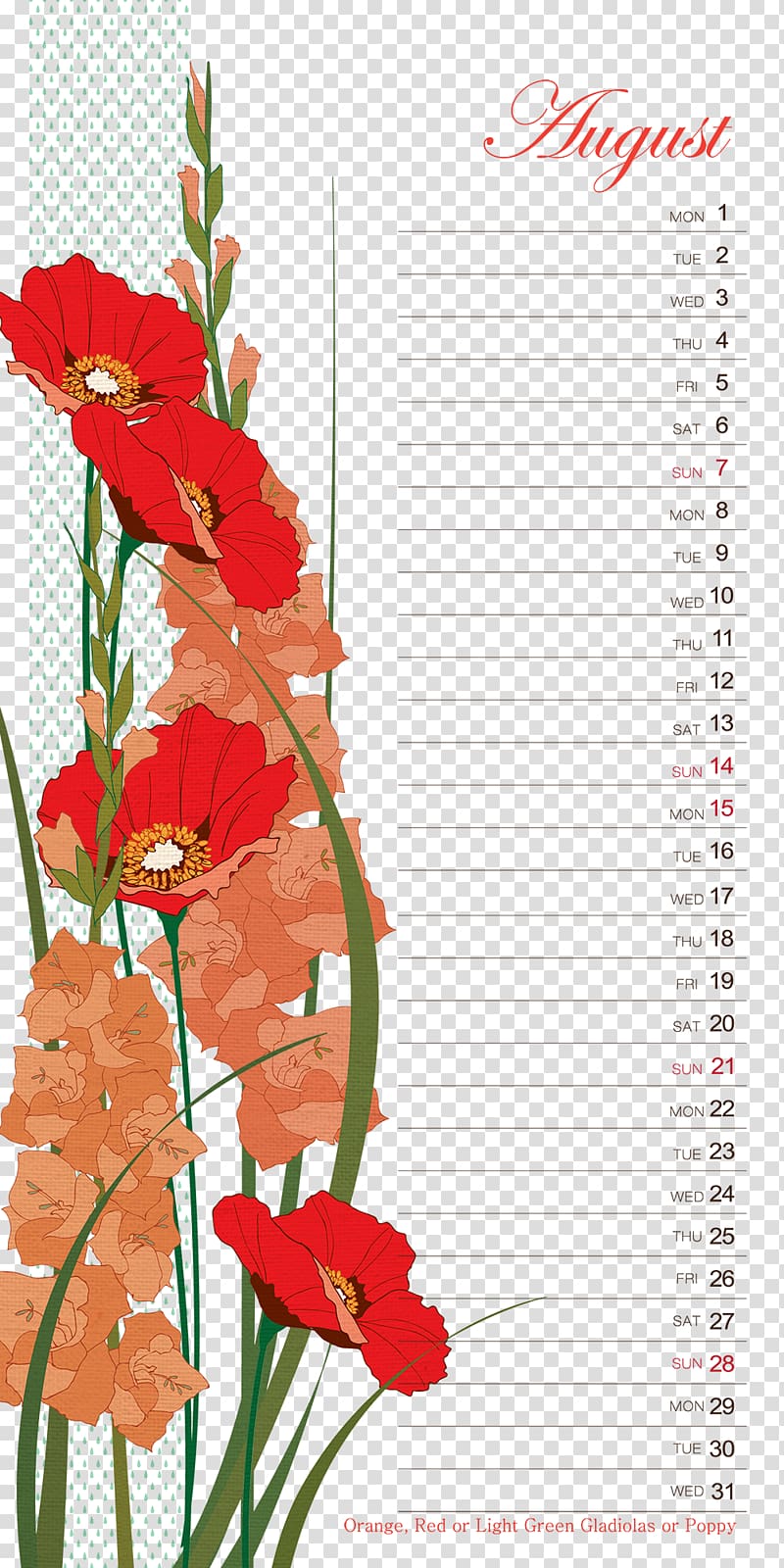 , Korean calendar background pattern template transparent background PNG clipart