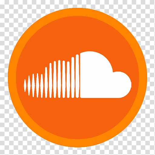 white clouds logo, text symbol brand yellow, App Soundcloud transparent background PNG clipart
