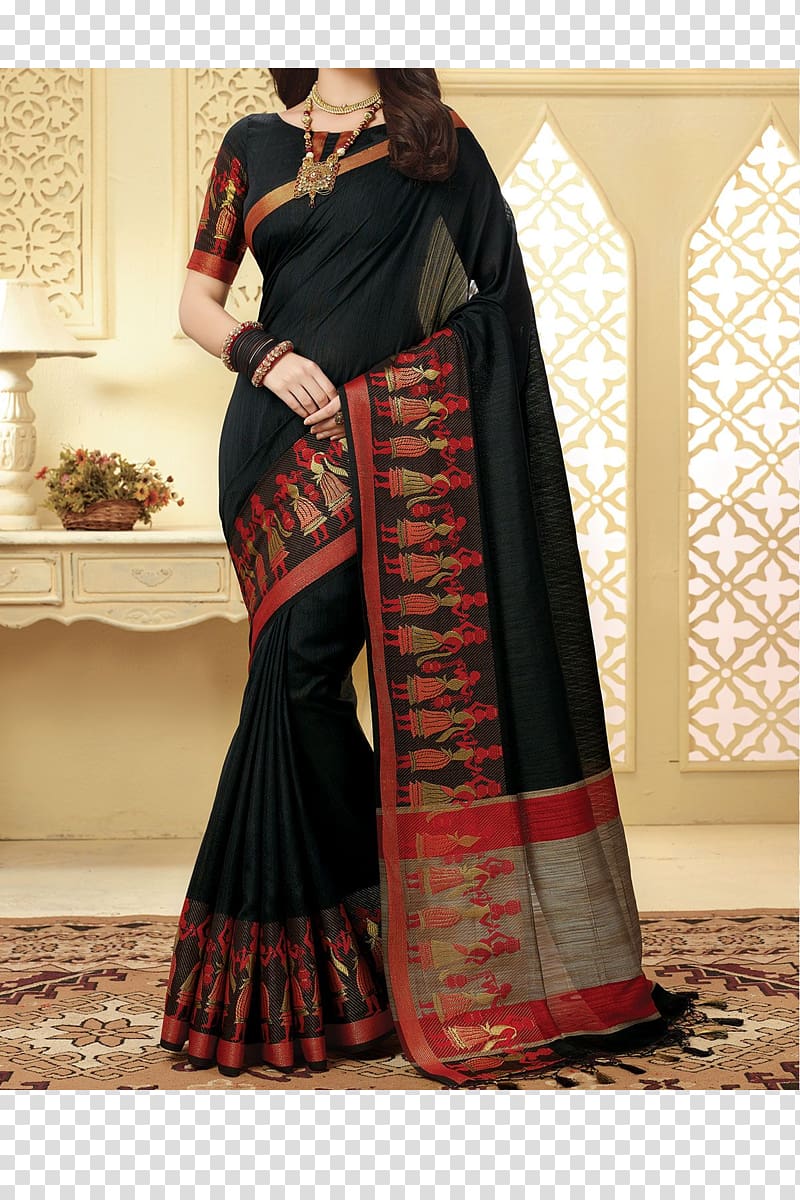 Sari Blouse Art silk Choli, Fabric silk transparent background PNG clipart