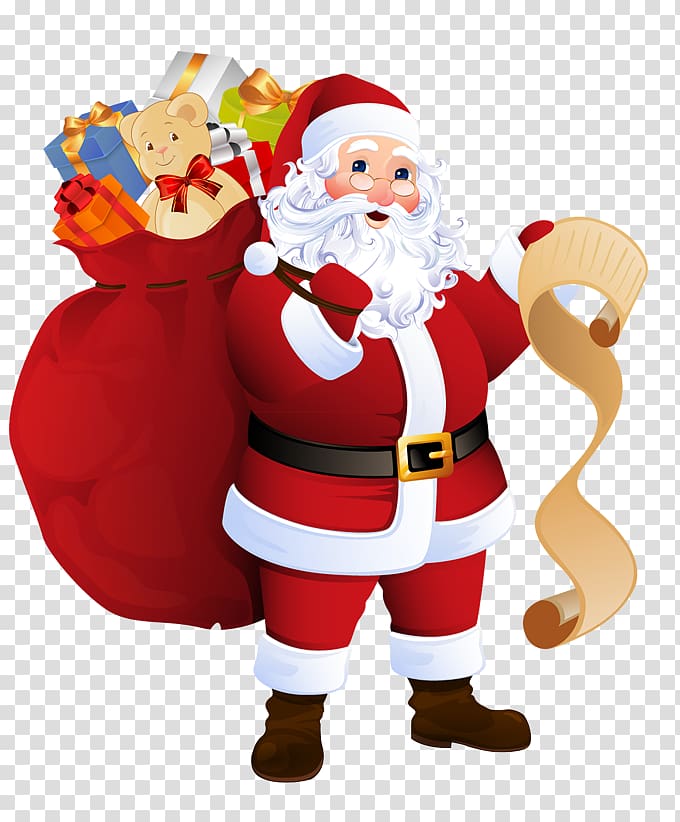 Santa Claus Ded Moroz Christmas Letter from Santa Gift, Christmas elderly transparent background PNG clipart