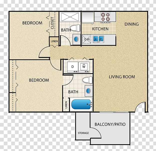 The Place At Edgewood Apartments Palo Verde MCLife Tucson Apartments Floor plan East, others transparent background PNG clipart