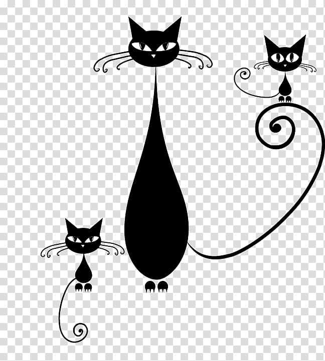 cat's eye illustration, Kitten Whiskers Black cat Domestic short-haired cat, Cartoon cute black kitten transparent background PNG clipart