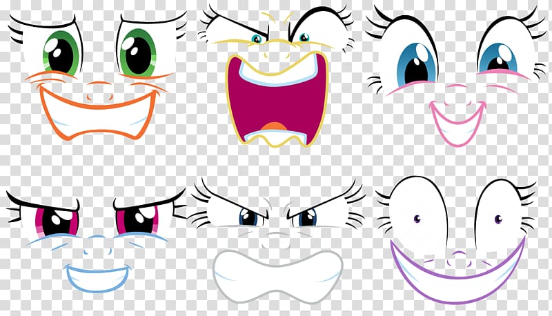 Eye Fluttershy Smile Cheek Face, Eye transparent background PNG clipart